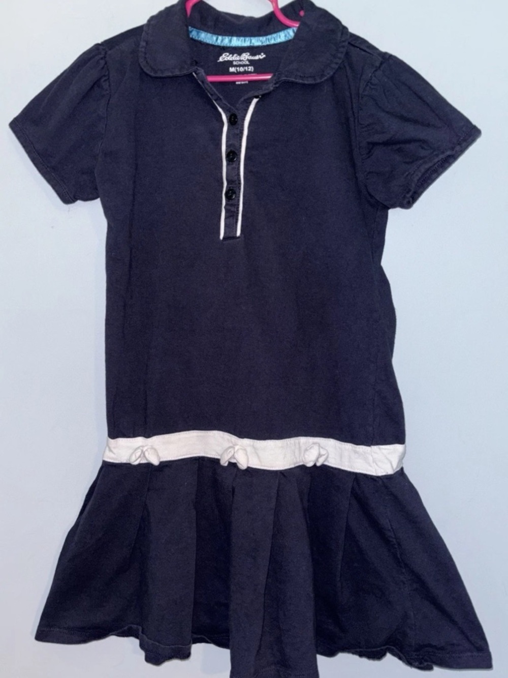 Eddie Bauer Girls Navy School Dress